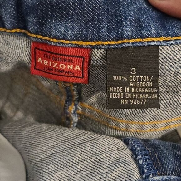 Arizona Jeans Co. Size 3 Mini Jean Skirt - Picture 6 of 6